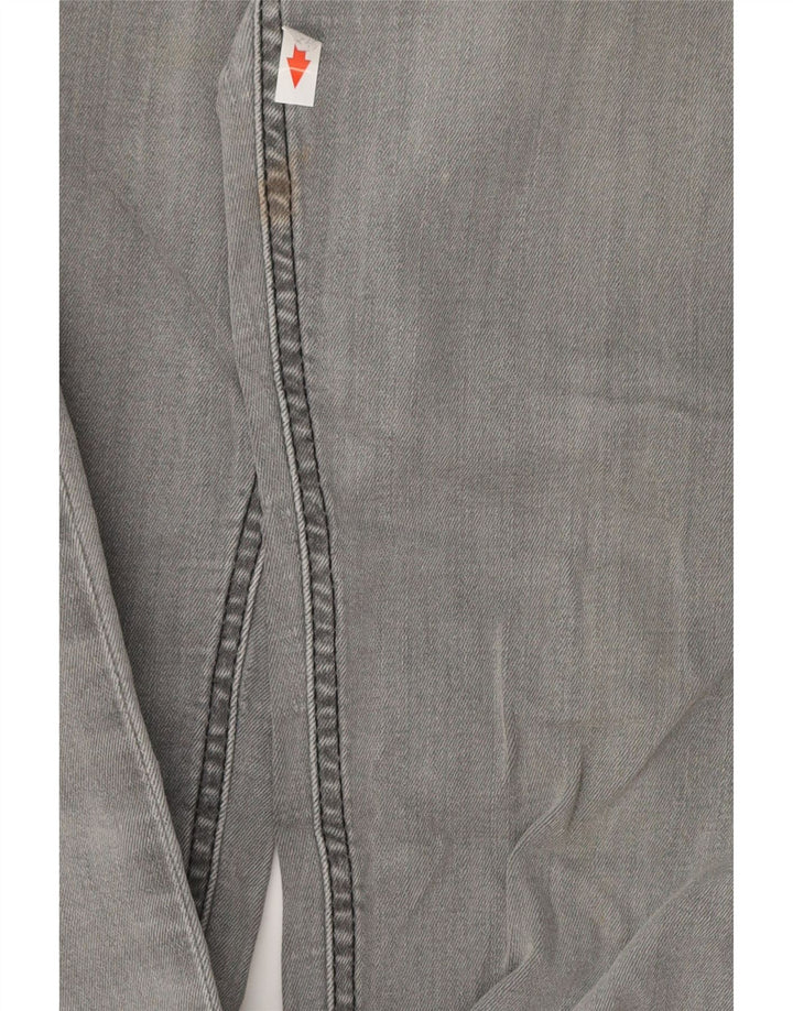 ZARA Damen Schlagjeans EU 38 Small W28 L32 Grau