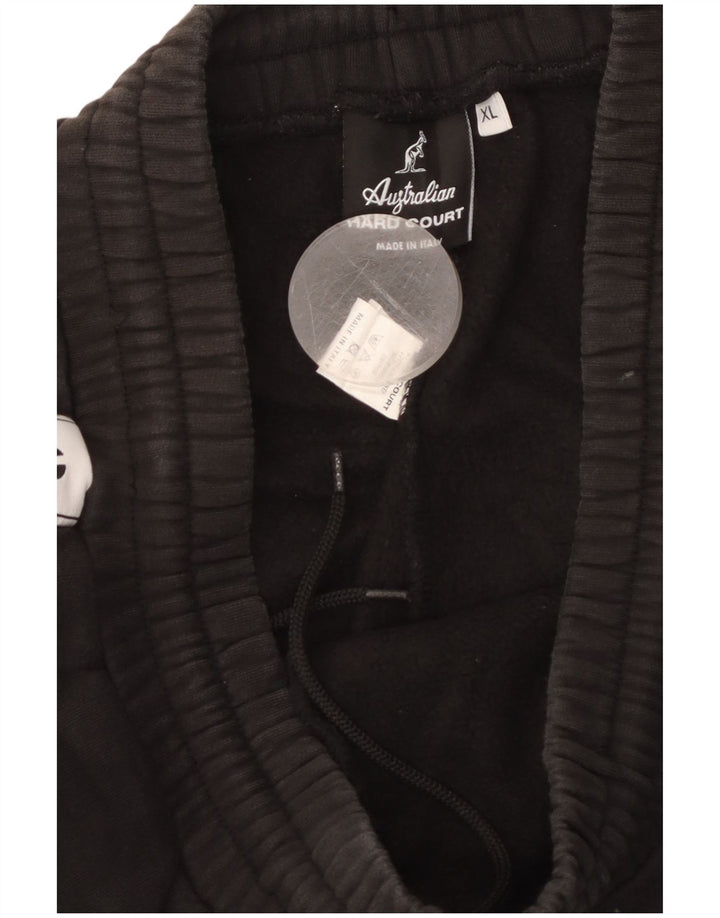 AUSTRALIAN L'ALPINA Herren-Trainingshose, Jogginghose, XL, Schwarz, Farbblock