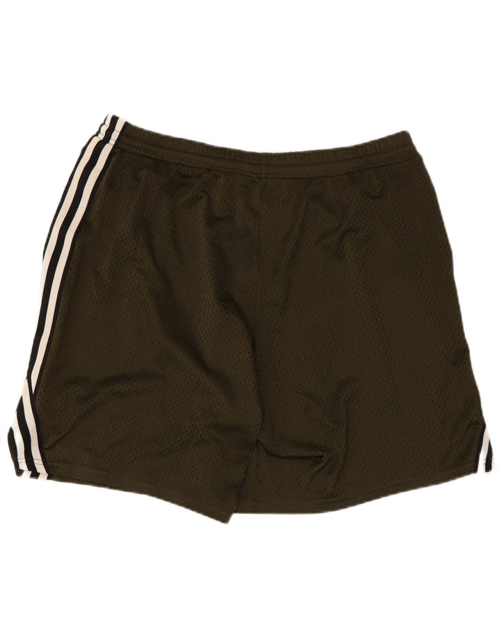 Champion Herren-Sportshorts, groß, grün gestreift, Polyester