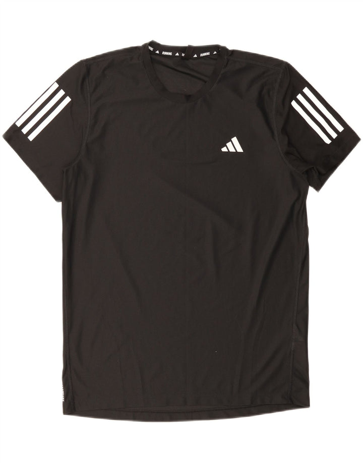 Adidas Herren T-Shirt Top Medium Schwarz Polyester