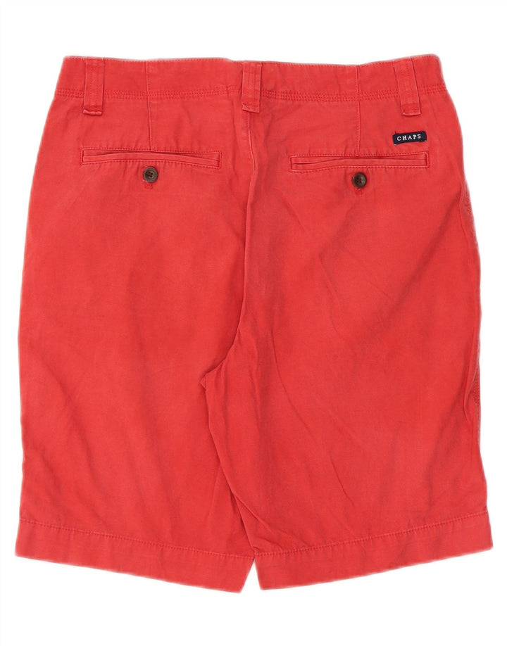 CHAPS Herren Chino-Shorts W30 mittelrote Baumwolle
