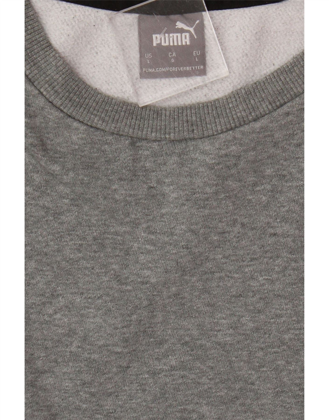 Puma Herren Grafik-Sweatshirt-Pullover, groß, Grau, Farbblock