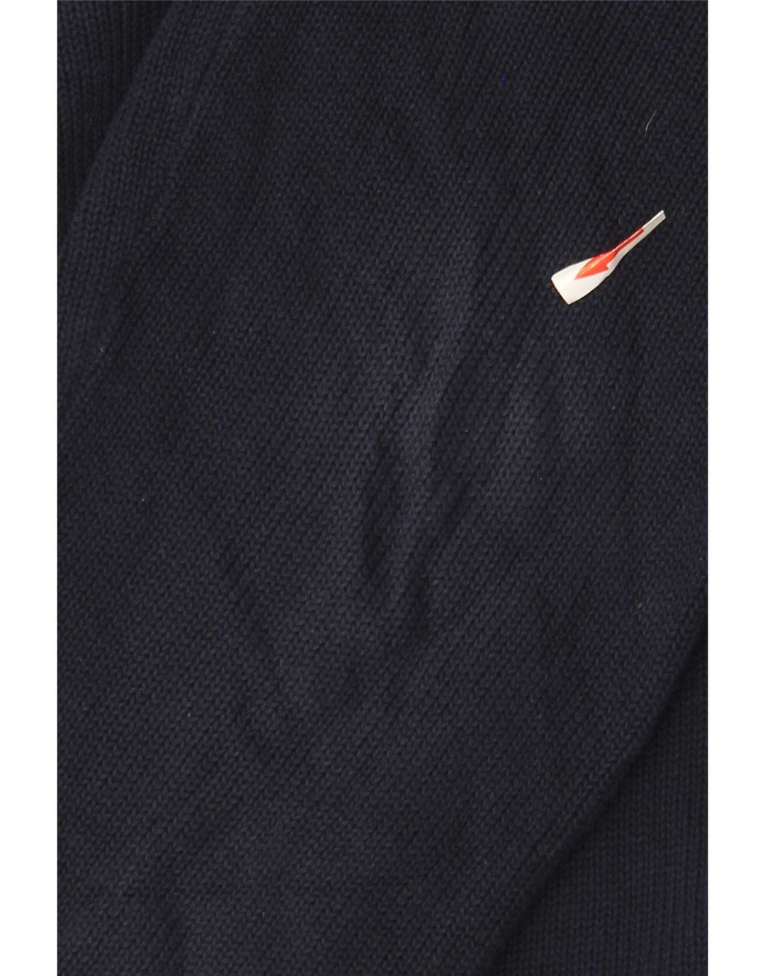 Massimo Dutti Herren-Pullover mit Rundhalsausschnitt, mittleres Marineblau