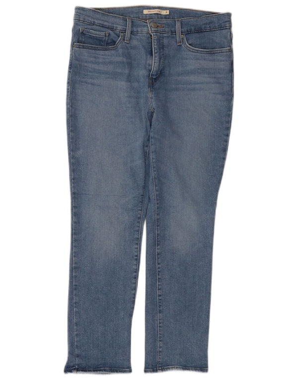 Levi's Damen 312 Shaping Slim Jeans W31 L28 Blaue Baumwolle