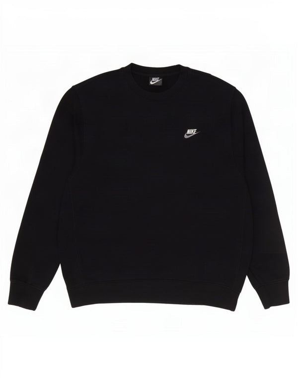 Nike Herren Sweatshirt Pullover XL Schwarz Baumwolle