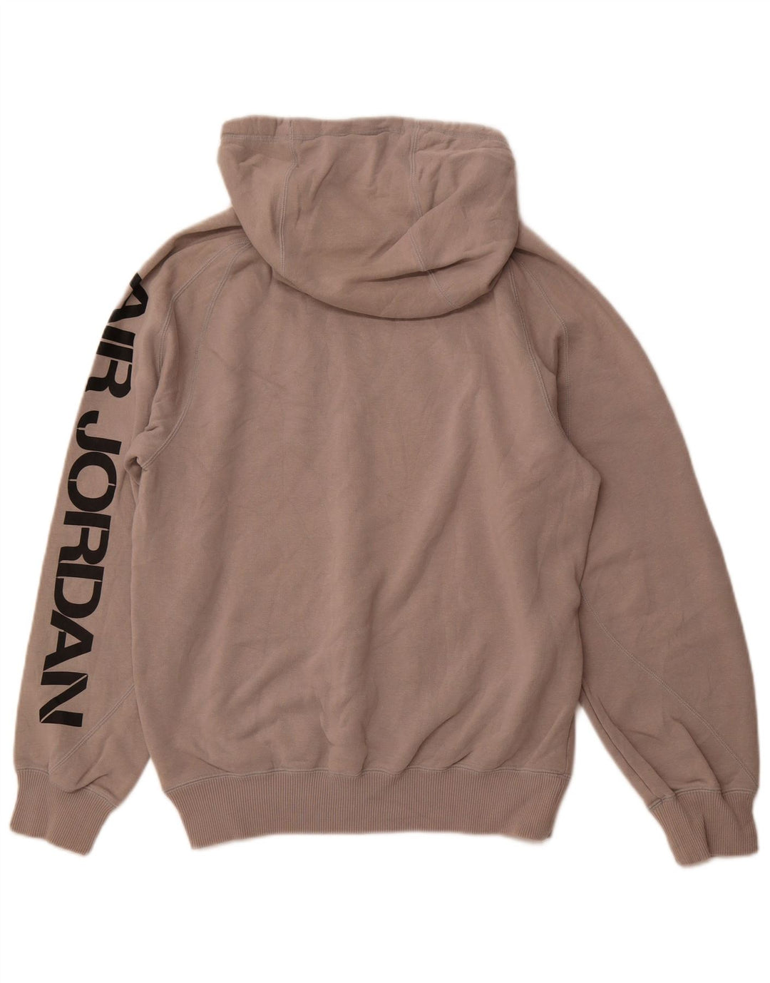 JORDAN Herren-Kapuzenpullover mit Grafik, Größe S, graue Baumwolle