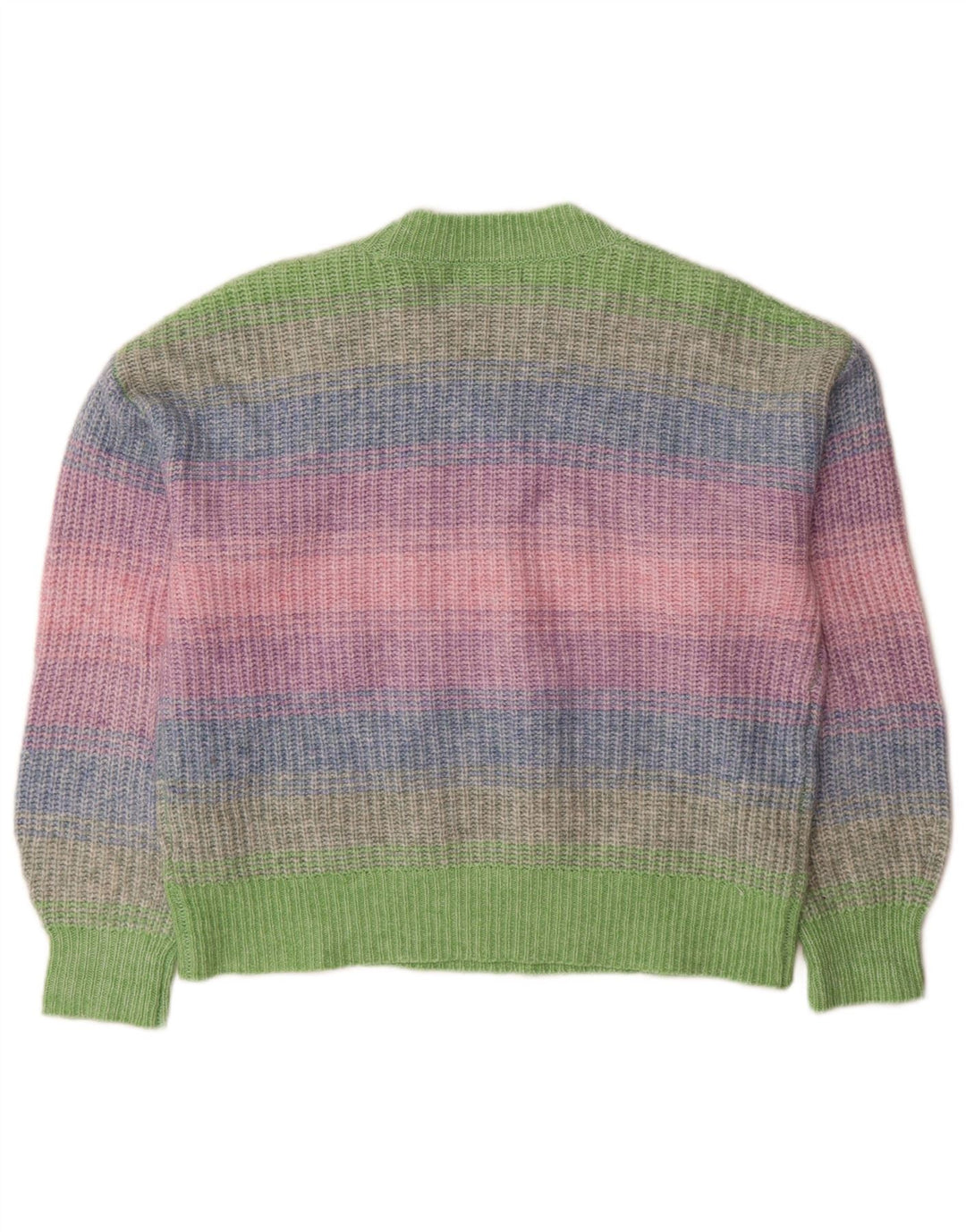 Marks & Spencer Damen-Pullover mit Rundhalsausschnitt, Gr. 14, mittelmehrfarbig