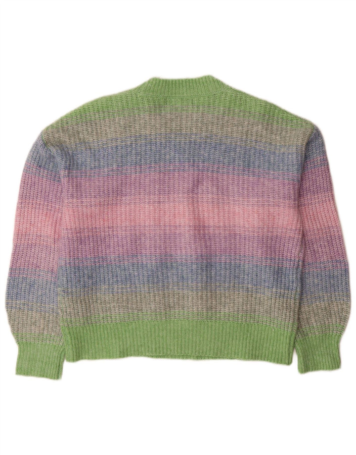 Marks & Spencer Damen-Pullover mit Rundhalsausschnitt, Gr. 14, mittelmehrfarbig