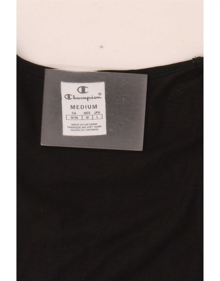Champion Damen Graphic Vest Top UK 12 Medium Schwarz