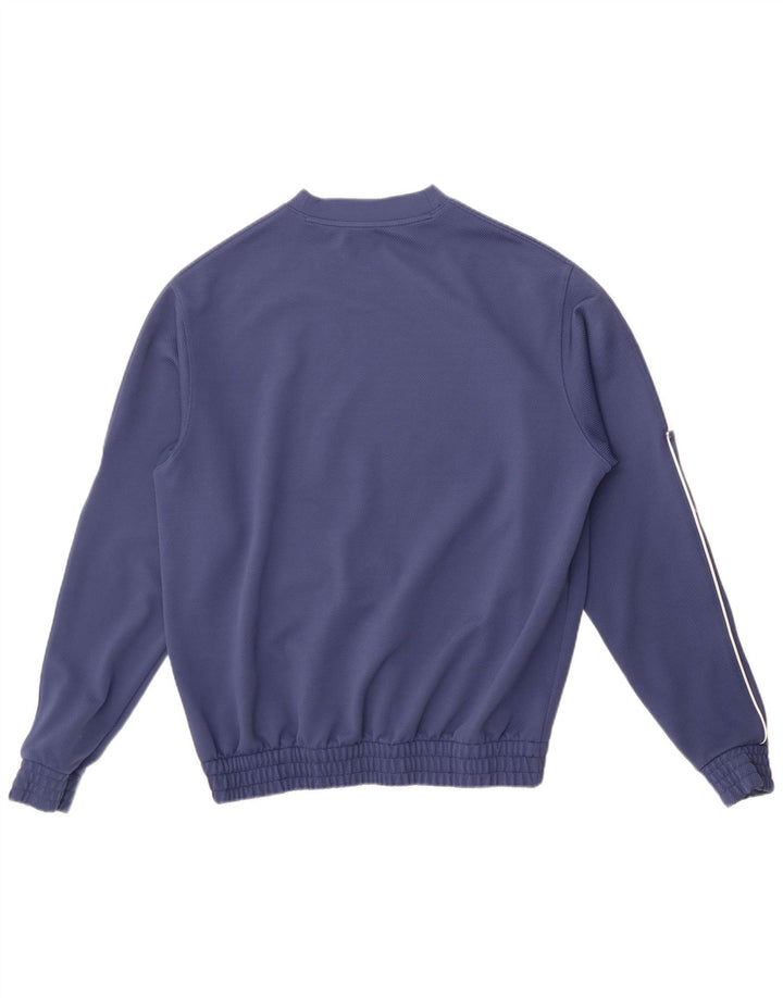 Adidas Herren Sweatshirt Pullover Mittelblaues Colourblock-Polyester