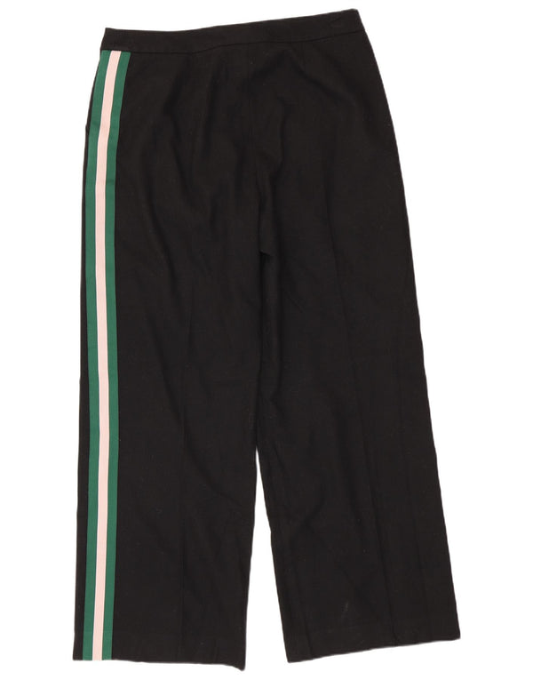 Boden Damen-Freizeithose mit weitem Bein, UK 14, Größe L W34 L30, Schwarz, Farbblock