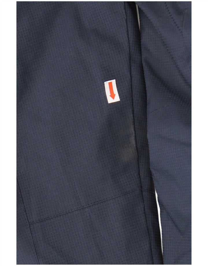 Izod Herren-Windbreaker-Jacke, UK 40, groß, marineblau, kariert, Polyester