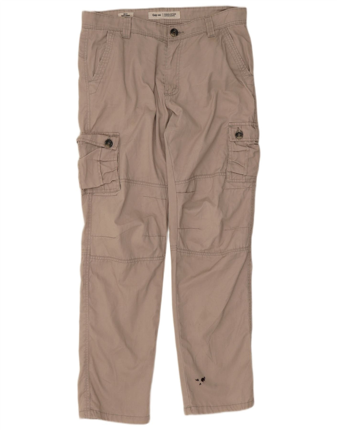 Gap Herren gerade Cargohose W34 L31 Beige