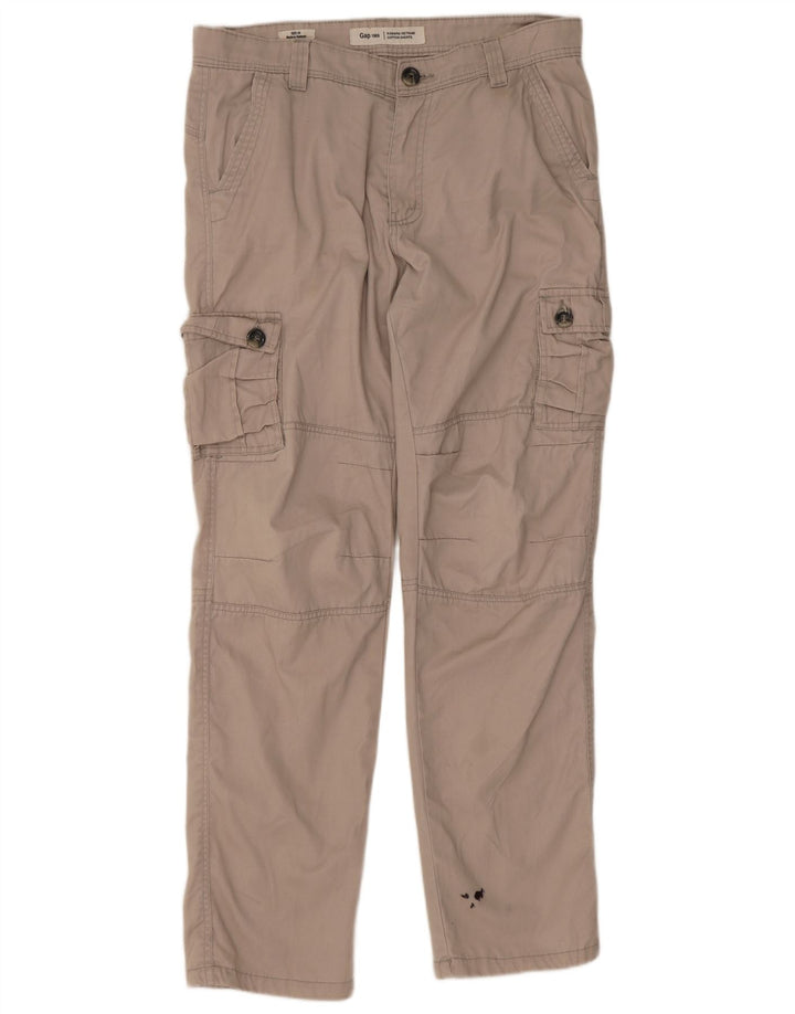 Gap Herren gerade Cargohose W34 L31 Beige