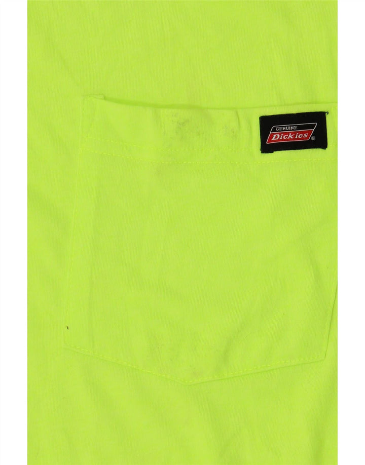 Dickies Herren-T-Shirt-Oberteil aus mittelgrünem Polyester