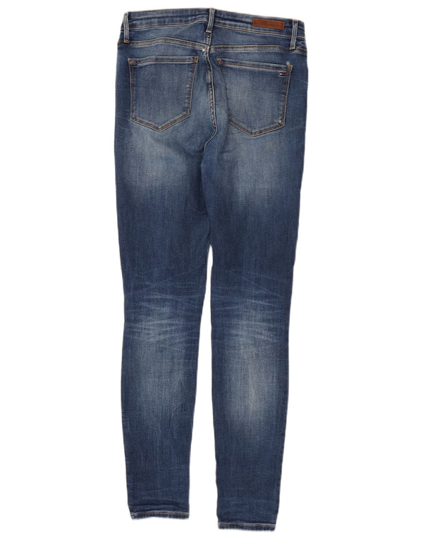 Tommy Hilfiger Damen Como Skinny Jeans W27 L28 Blaue Baumwolle