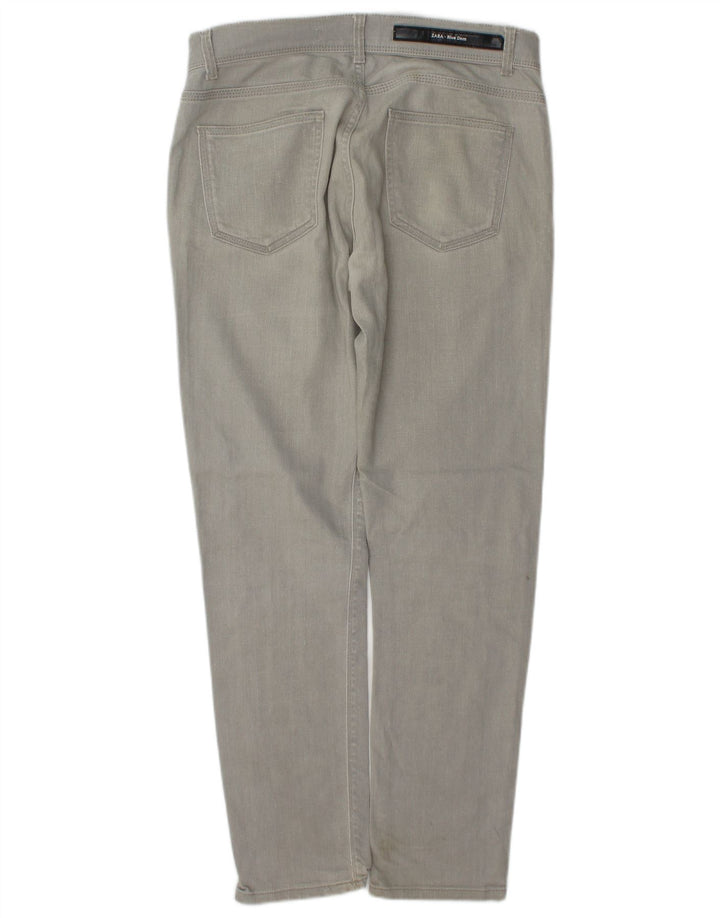 Zara Herren Slim Jeans EU 40 Medium W31 L30 Graue Baumwolle