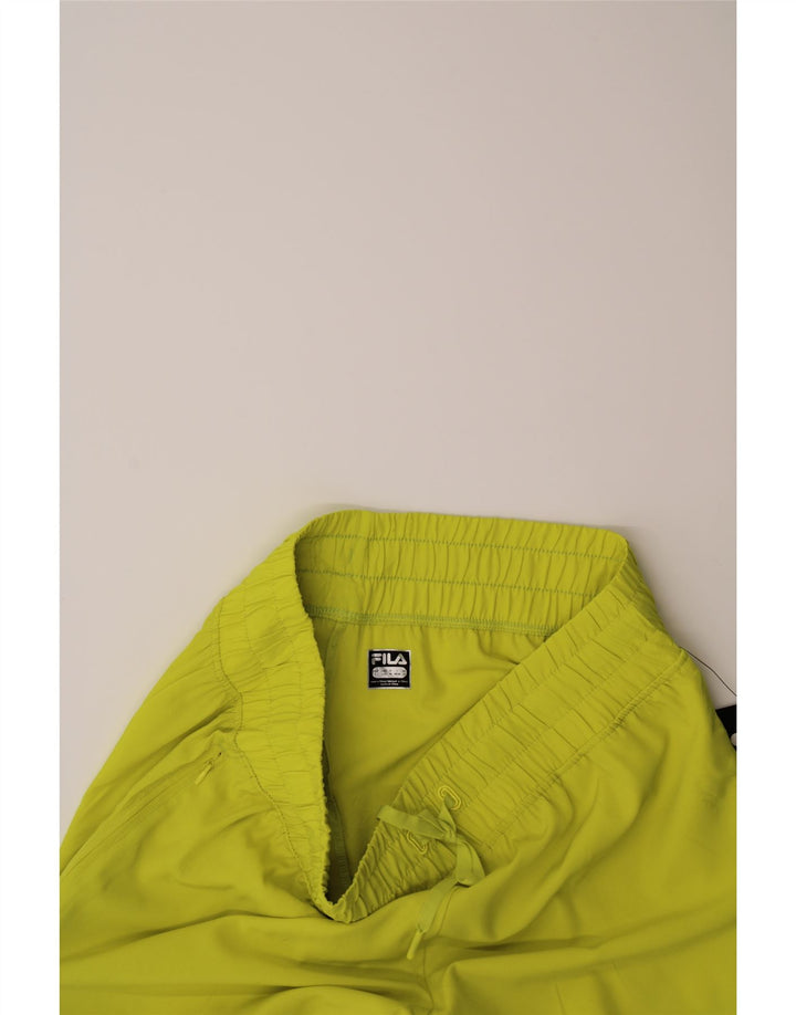 FILA Womens Sport Shorts UK 14 Large Green Polyester Vintage Fila and Second-Hand Fila from Messina Hembry 