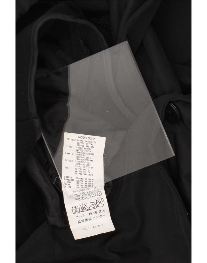 Max & Co. Damen Trenchcoat UK 10 Small Schwarz Polyamid