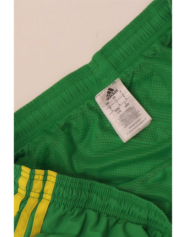 Adidas Herren Sportshorts Großes grünes Nylon
