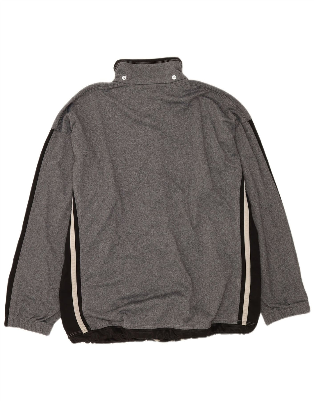 Diadora Damen-Trainingsanzug-Oberteil, übergroß, Jacke, UK 18, XL, Grau, Farbblock