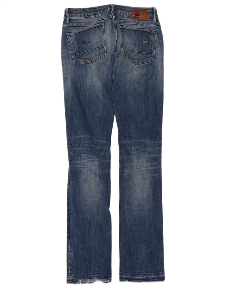 G-Star Damen 3301 Slim Bootcut Jeans W28 L33 Blau