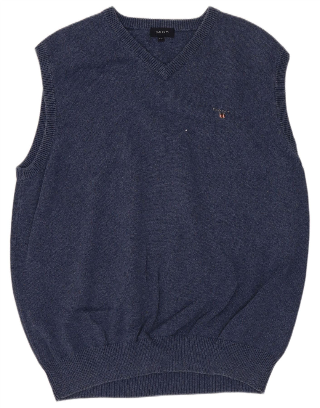 Gant Herren Tank Top 2XL Marineblau Baumwolle