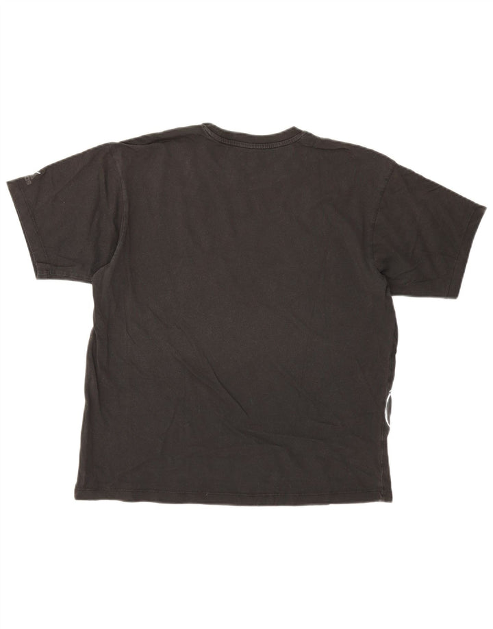 Adidas Herren Grafik T-Shirt Top Small Schwarz Baumwolle
