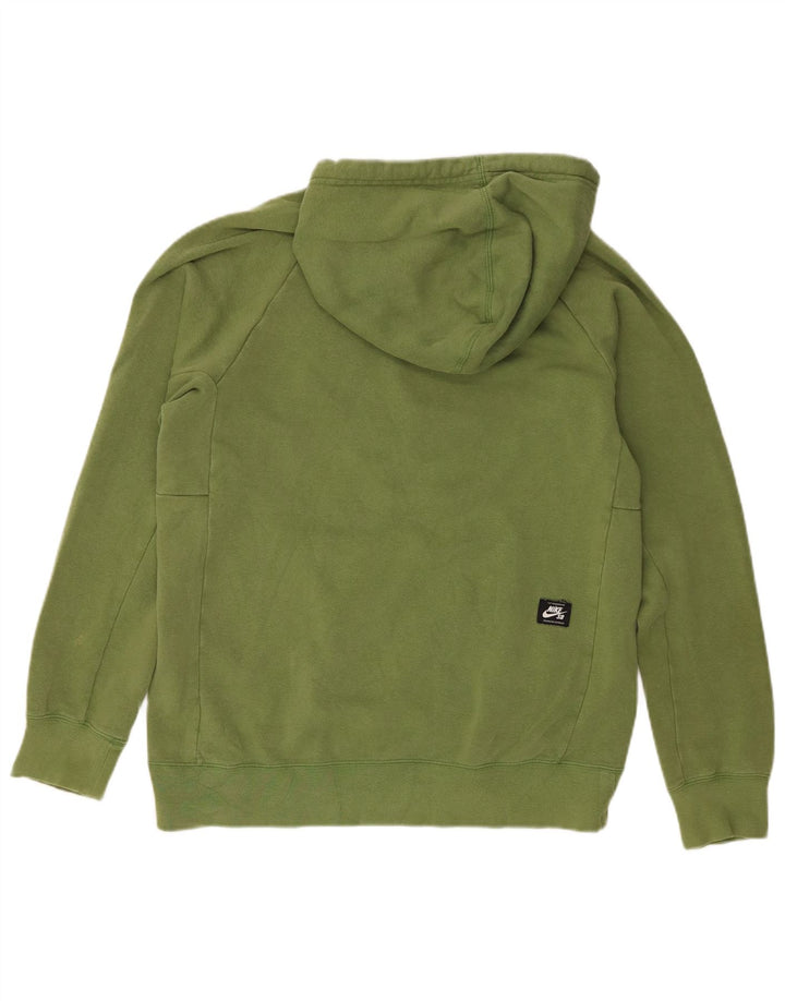 Nike Herren-Kapuzenpullover mit Grafik, mittelgrüne Baumwolle