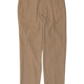 CHAPS Herren-Anzughose, gerade, W36, L32, Beige, Polyester