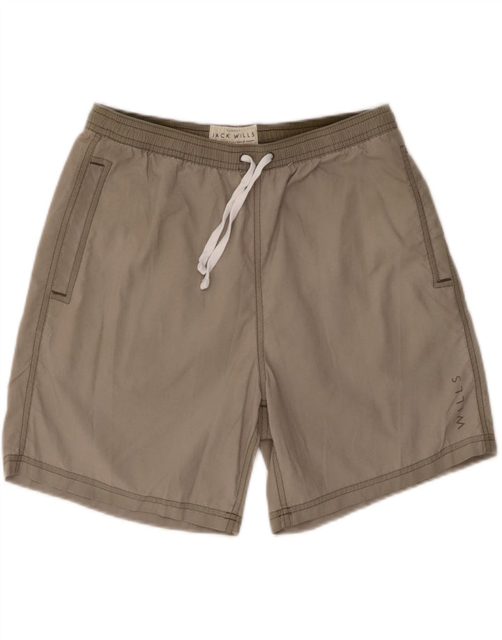 Jack Wills Herren Badeshorts XS Khaki Polyamid
