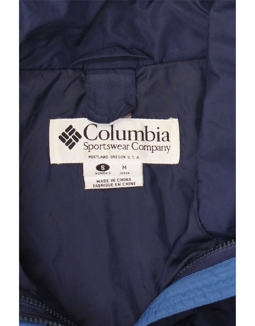 Columbia Damen-Skijacke in Übergröße, UK 10, Größe S, Marineblau, Farbblock