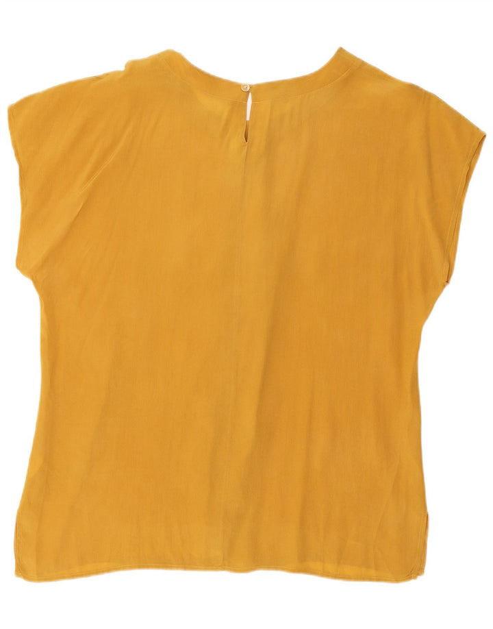 Vintage Damen Bluse Top IT 46 Large Beige
