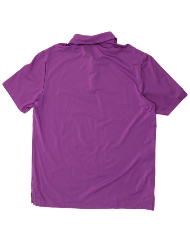 Adidas Herren Poloshirt Large Lila Polyester