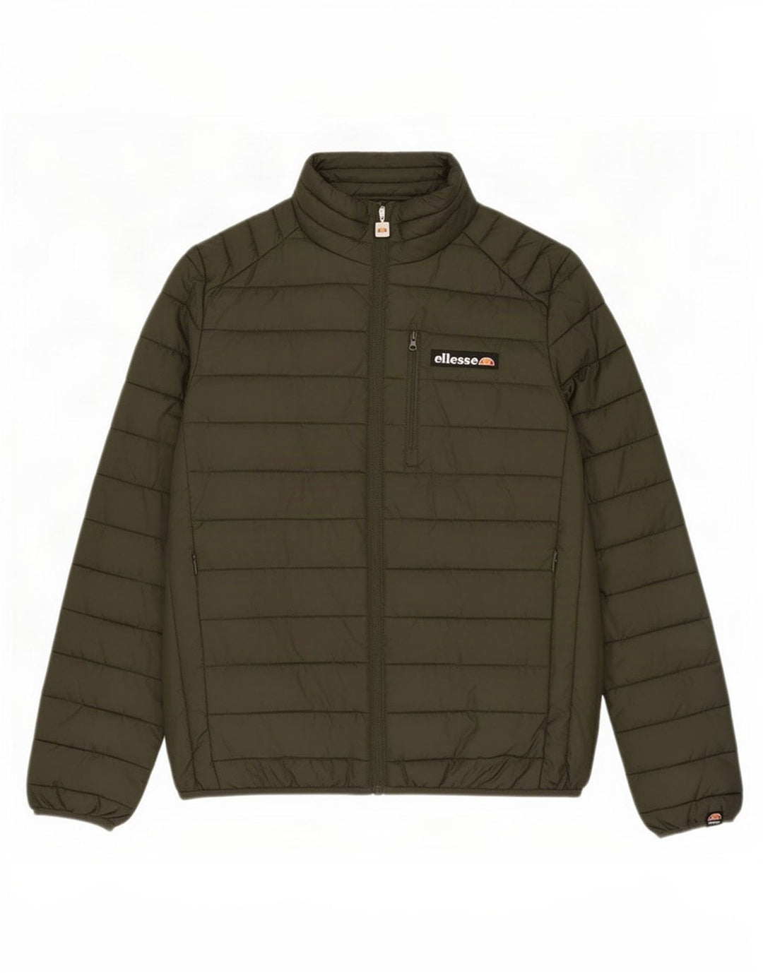 Ellesse Herren Wattierte Jacke UK 40 Large Khaki Polyester