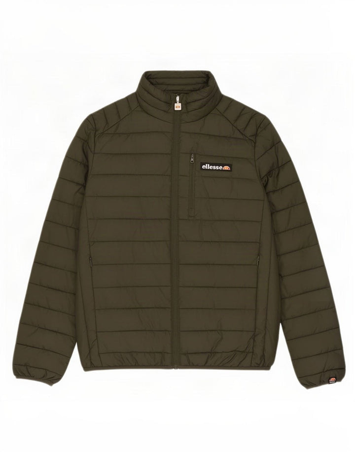 Ellesse Herren Wattierte Jacke UK 40 Large Khaki Polyester