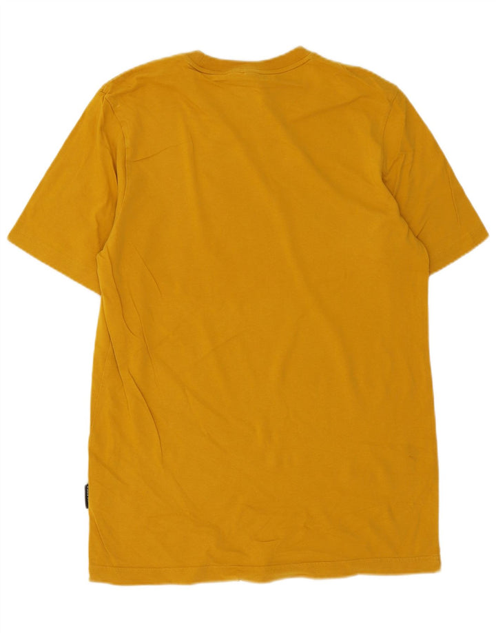 Adidas Herren Grafik T-Shirt Top Small Gelb Baumwolle