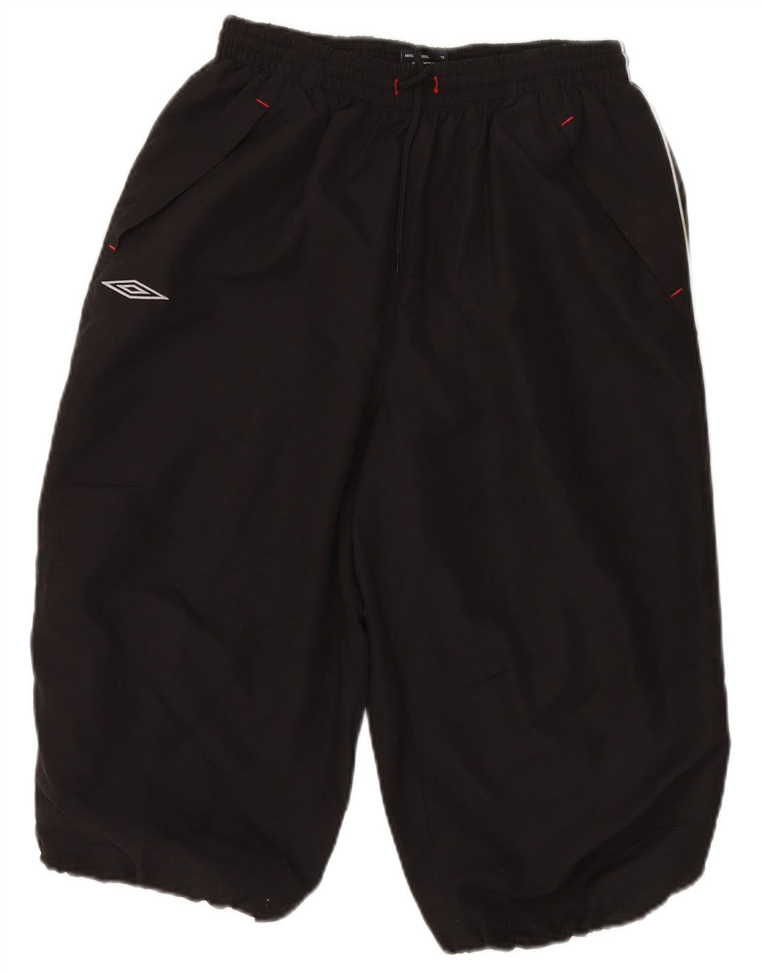 Umbro Herren Graphic Bermuda Sport Shorts Large Schwarz Polyester