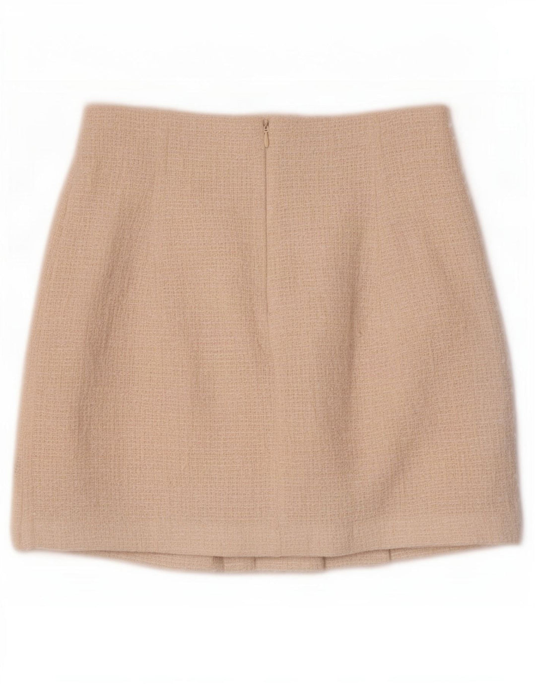 Zara Damen Minirock XS W24 Off White Polyester