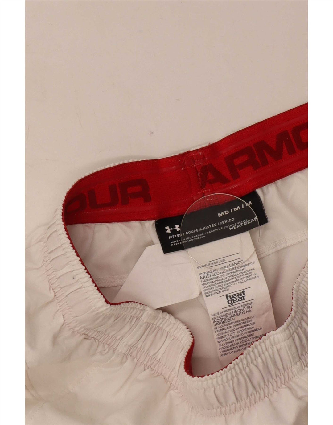 Under Armour Herren Heat Gear Sportshorts Mittelweißes Colourblock-Polyester