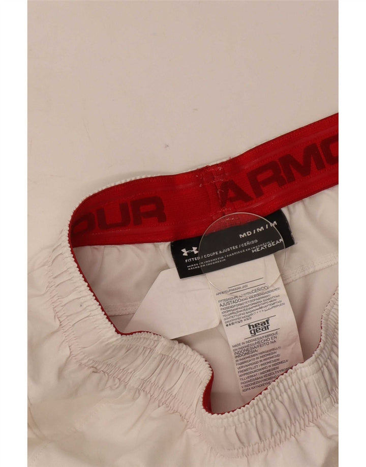 Under Armour Herren Heat Gear Sportshorts Mittelweißes Colourblock-Polyester