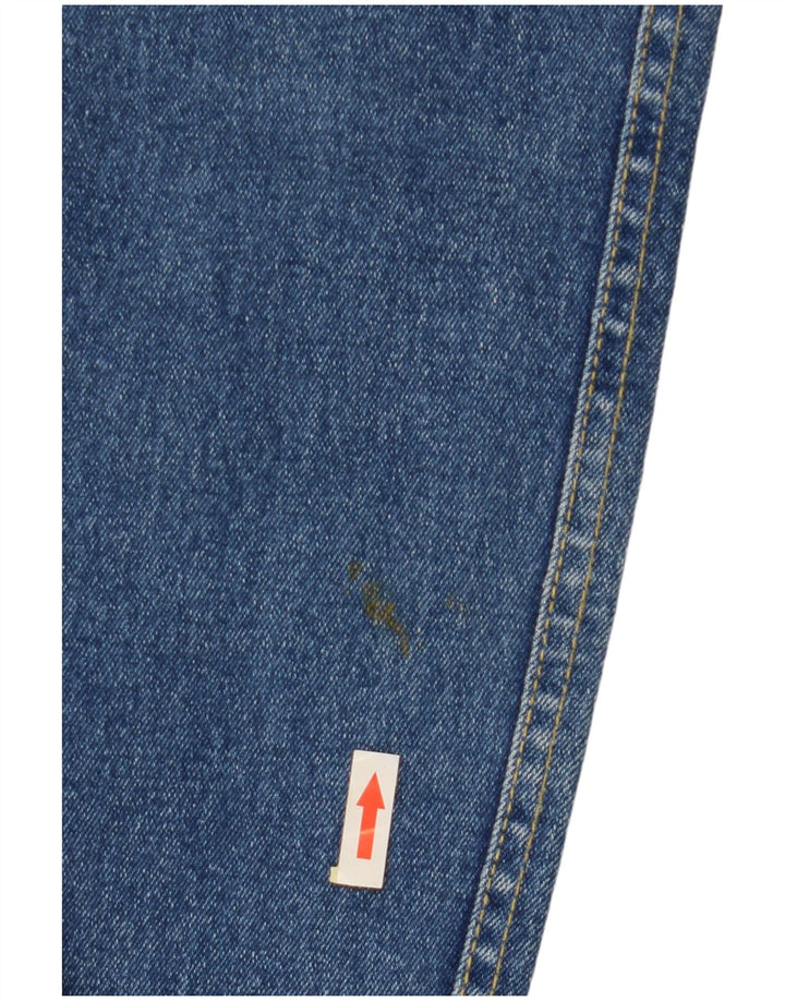 LEE Damen-Jeans mit hoher Taille, Röhrenjeans, W32, L31, blaue Baumwolle
