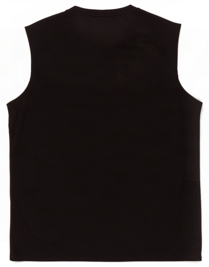 Champion Mens Graphic Vest Top XL Schwarz