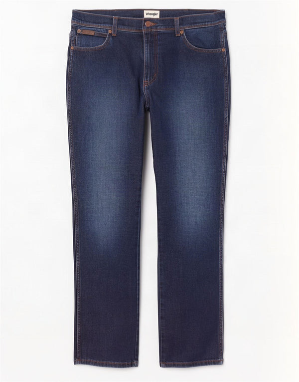 Wrangler Herren Texas Slim Jeans W34 L32 Blaue Baumwolle