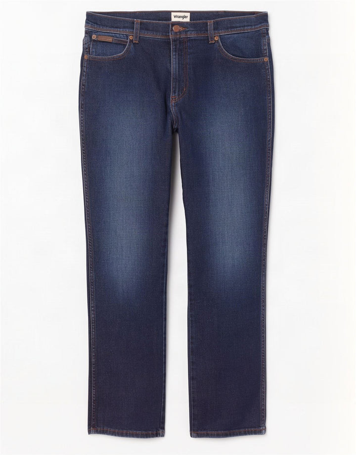Wrangler Herren Texas Slim Jeans W34 L32 Blaue Baumwolle