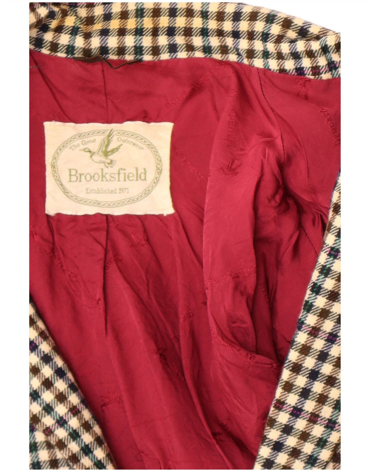 Brooksfield Herren-Blazer mit 2 Knöpfen, UK 38, mittelgroß, mehrfarbig, Gingham