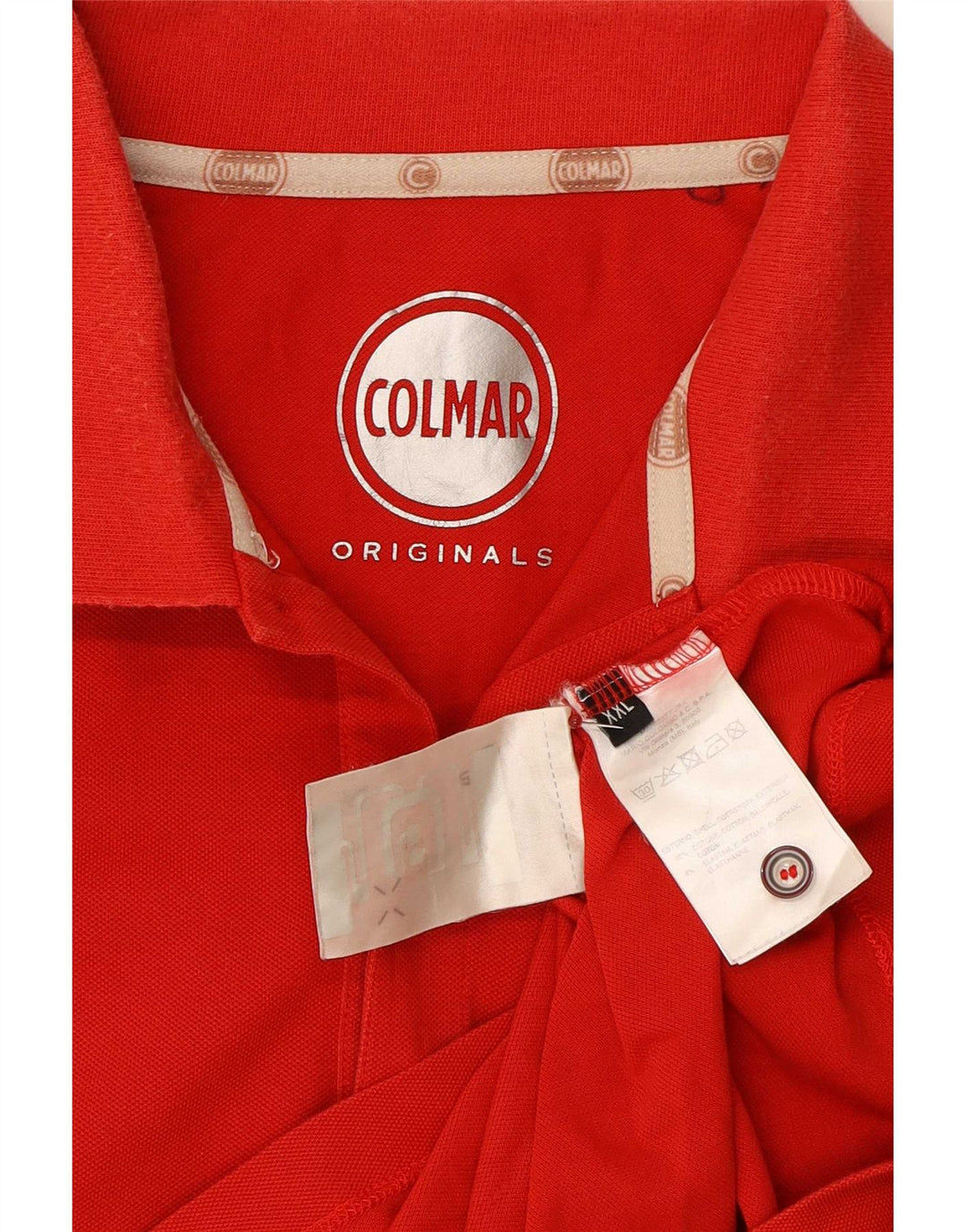 Colmar Herren Poloshirt 2XL Rote Baumwolle