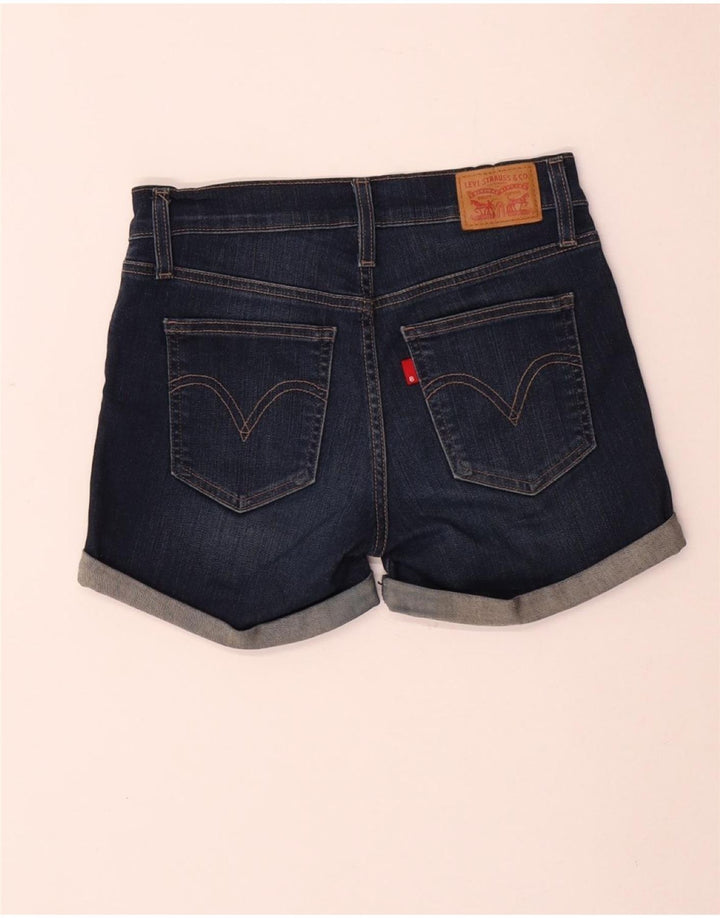 Levi's Damen Jeansshorts W25 XS Marineblaue Baumwolle