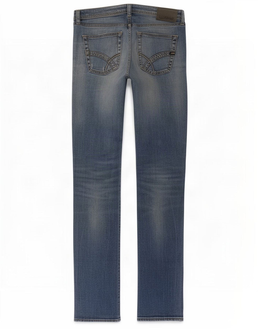 Gas Damen Slim Jeans W32 L34 Blaue Baumwolle