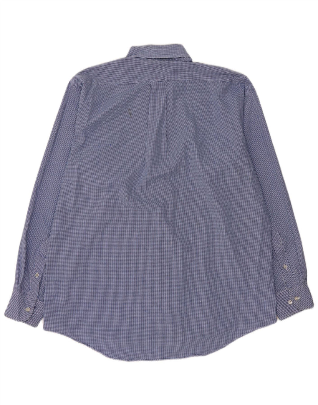 Izod Herrenhemd, groß, blau, Gingham-Baumwolle